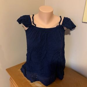 Cold Shoulder Lace Top